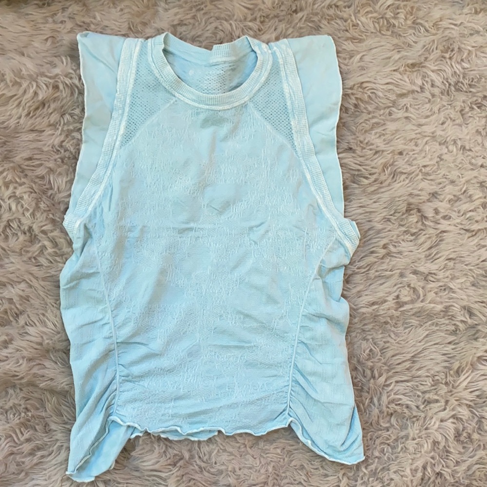 NEW🌺free people second love sleeveless flirty muscle mesh tee - Picture 16 of 16